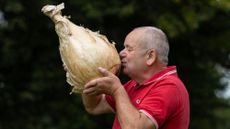 Stephen Purvis and his giant onion