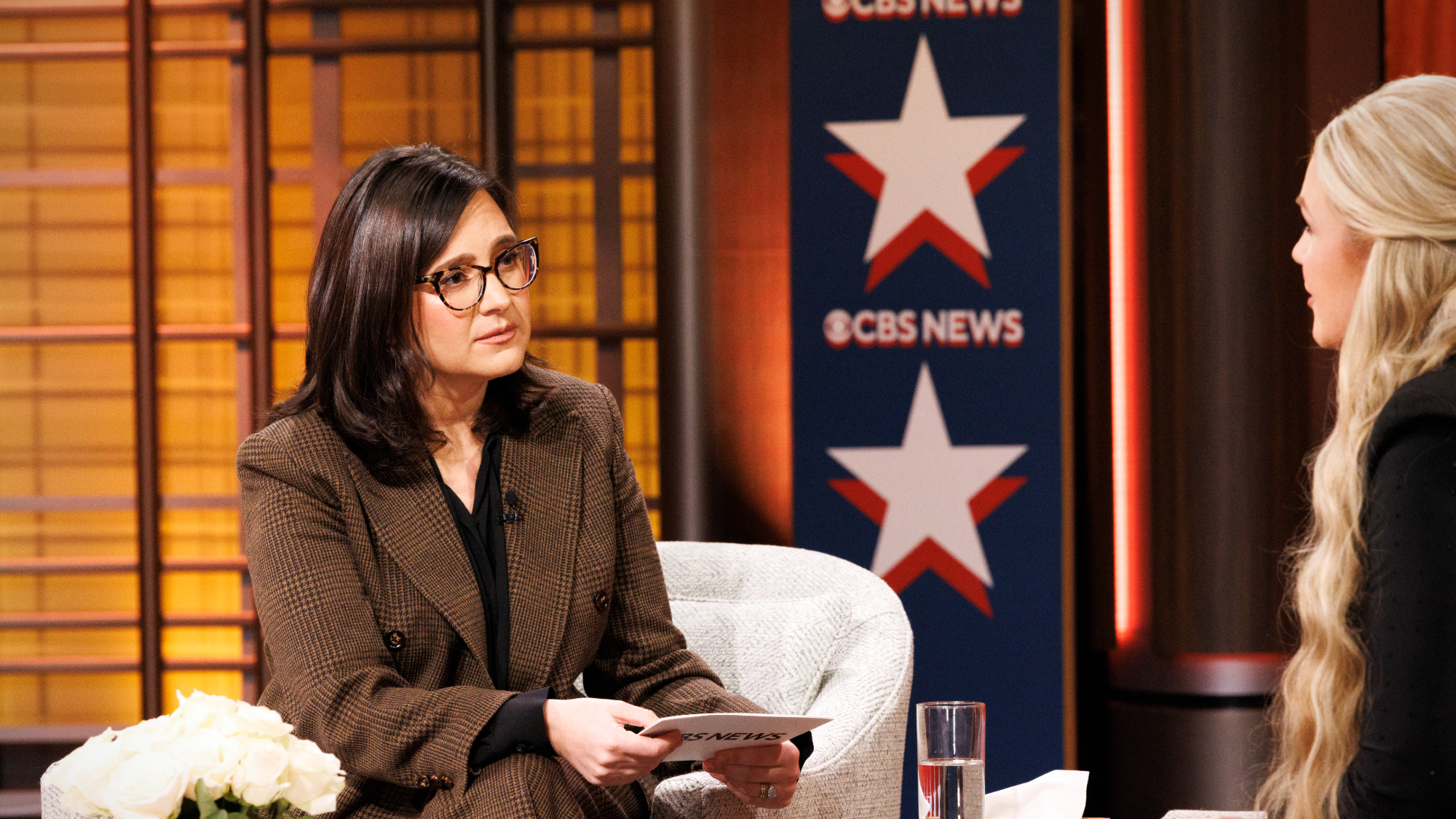 Bari Weiss interviews Erika Kirk in CBS News townhall