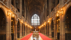 Reading room in John Rylands Library, Manchester 